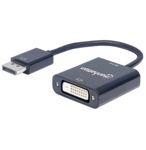 MANHATTAN Adapter DisplayPort 1.2a na DVI-D 24+1 Aktywny 23cm