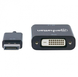 MANHATTAN Adapter DisplayPort 1.2a na DVI-D 24+1 Aktywny 23cm