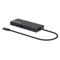 Stacja dokująca MANHATTAN USB-C Multiport do 2x HDMI/RJ45/2x USB-A/USB-C PD