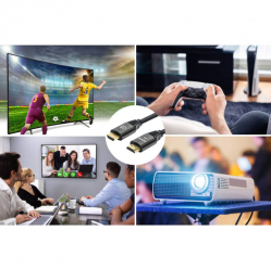 MANHATTAN HDMI 2.1 Ultra High Speed z Ethernet 2m 8K Oplot