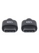 MANHATTAN Hi-Speed USB 2.0 Type-C M/M 480 Mbps 2 m czarny