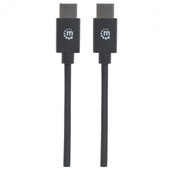 MANHATTAN USB 2.0 C Device Cable 3m Hi-Speed USB 2.0 Type-C Male to Type-C Male 480 Mbps 3 m (10 ft.) Black