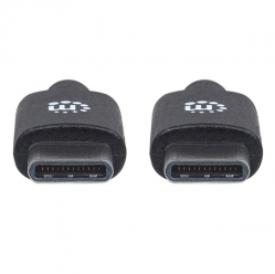 MANHATTAN USB Type-C M/M 480 Mbps 1m czarny