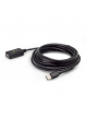 TECHLY Przedluzacz Aktywny USB 2.0 A-A M/F 5m Czarny