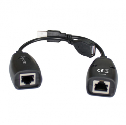 TECHLY Przedluzacz Extender USB do 50m po kablu sieciowym RJ45