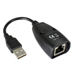 TECHLY Przedluzacz Extender USB do 50m po kablu sieciowym RJ45