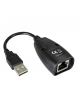TECHLY Przedluzacz Extender USB do 50m po kablu sieciowym RJ45