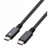 Kabel TECHLY USB-C 4.0 M/M 80cm 40Gbps 100W PD 3A Thunderbolt 4