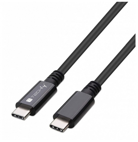 TECHLY USB-C 4.0 M/M 80cm 40Gbps 100W PD 3A Thunderbolt 4