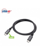 TECHLY USB-C 4.0 M/M 80cm 40Gbps 100W PD 3A Thunderbolt 4