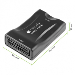 TECHLY Konwerter AV Euro SCART do HDMI 720p/1080p