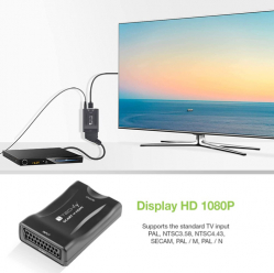TECHLY Konwerter AV Euro SCART do HDMI 720p/1080p