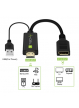 TECHLY Adapter HDMI z Zasilaniem USB na DisplayPort 4K 30Hz