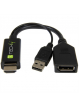 TECHLY Adapter HDMI z Zasilaniem USB na DisplayPort 4K 30Hz