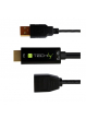 TECHLY Adapter HDMI z Zasilaniem USB na DisplayPort 4K 30Hz