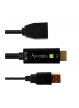 TECHLY Adapter HDMI z Zasilaniem USB na DisplayPort 4K 30Hz