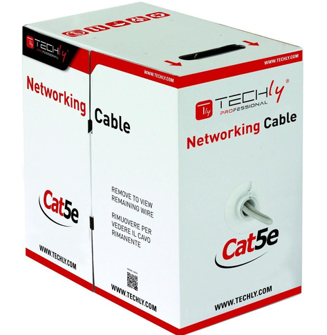 TECHLY 305526 Zwój kabla - CAT 5e 305m