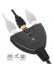 TECHLY 3-Portowy Przelacznik HDMI 3x1 4K 30Hz Pigtail