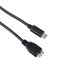 TARGUS USB-C To Micro B 10Gbps High Speed Gen 3.1 1m Cable 3a Black