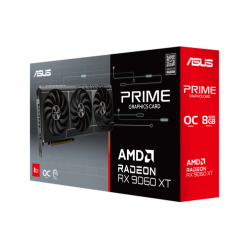 ASUS Prime Radeon RX 9060 XT OC Edition 8GB GDDR6 Graphics Card PCIe 5.0 HDMI 2.1b DisplayPort 2.1a