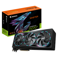 Karta graficzna GIGABYTE AORUS GeForce RTX 5070 Ti MASTER 16GB GDDR7 3xDP 1xHDMI