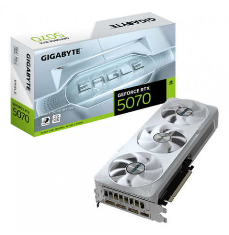 GIGABYTE GeForce RTX 5070 EAGLE OC ICE 12GB