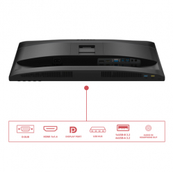 AOC 24E4U 23.8 FHD IPS 120Hz 4ms  D-Sub HDMI DP HUB USB PIVOT