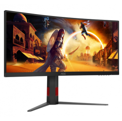 Monitor AOC CU34G4Z 34 4K 1ms 2xHDMI DP USB Black/Red