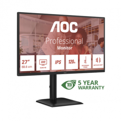 AOC Q27E4U 27 WQHD IPS 120Hz 4ms HDMI2.0 DP USB3.2 HUB USB Pivot Speakers