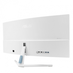 Monitor ASUS VU34WCIP-W 34 VA WLED Curved 1500R UWQHD 100Hz  1ms HDMI DP USB-C USB Hub: 4xUSB 3.2 G1 Type-A White