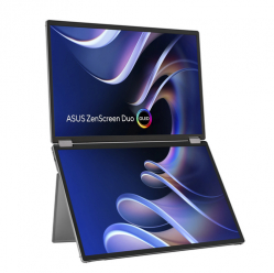 ASUS ZenScreen Duo OLED MQ149CD 14 OLED WUXGA 16:10 400cd/m2 1ms MiniHDMI 2xUSB-C USB Hub: 4xUSB 3.2 G1 Type-A