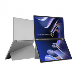 ASUS ZenScreen Duo OLED MQ149CD 14 OLED WUXGA 16:10 400cd/m2 1ms MiniHDMI 2xUSB-C USB Hub: 4xUSB 3.2 G1 Type-A