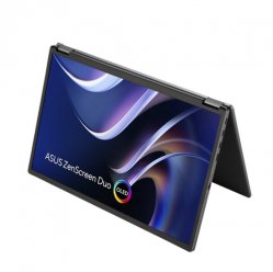 ASUS ZenScreen Duo OLED MQ149CD 14 OLED WUXGA 16:10 400cd/m2 1ms MiniHDMI 2xUSB-C USB Hub: 4xUSB 3.2 G1 Type-A