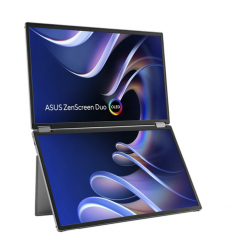 ASUS ZenScreen Duo OLED MQ149CD 14 OLED WUXGA 16:10 400cd/m2 1ms MiniHDMI 2xUSB-C USB Hub: 4xUSB 3.2 G1 Type-A