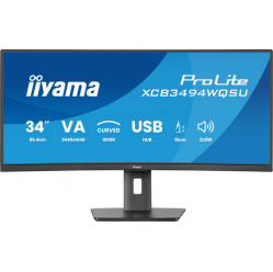 IIYAMA 34 UW Curved VA-panel 4K 120Hz 04ms MPRT Speakers DisplayPort 2xHDMI USB HUB 2x 3.2 2xC Adaptive