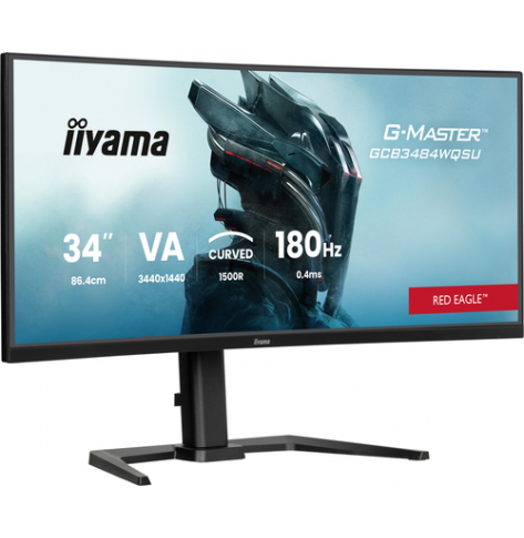 IIYAMA GCB3484WQSU-B1 34 VA 4K 500cd/m2 0.4ms 2xHDMI 2xDP USB