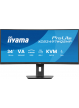 Monitor IIYAMA XCB3497WQSNP 34 UW Curved VA-panel 4K 120Hz 04ms Speakers USB-C Dock DisplayPort 2xHDMI