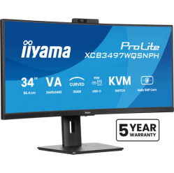 Monitor IIYAMA XCB3497WQSNPH-B1 34 VA 4K 0.4ms 2xHDMI DP USB