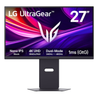 Monitor LG UltraGear 27G850A-B.AEU 27 Nano IPS UHD 4K 240Hz 450cd m2 1ms 2xHDMI DP Black USB 3.2