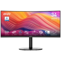 Monitor MSI Modern MD342CQP 34 VA UWQHD Curved 120Hz  1ms 2xHDMI2.0 DP USB-C DP ALT PD98W Speakers Heith Adj.