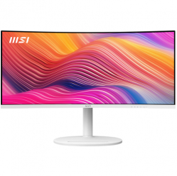 MSI Modern MD342CQPW 34 VA UWQHD Curved 120Hz  1ms 2xHDMI DP USB Type C DP ALT PD 98W Speakers Height Adj.