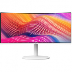 MSI Modern MD342CQPW 34 VA UWQHD Curved 120Hz  1ms 2xHDMI DP USB Type C DP ALT PD 98W Speakers Height Adj.