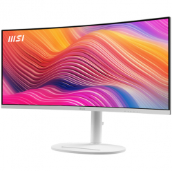 MSI Modern MD342CQPW 34 VA UWQHD Curved 120Hz  1ms 2xHDMI DP USB Type C DP ALT PD 98W Speakers Height Adj.