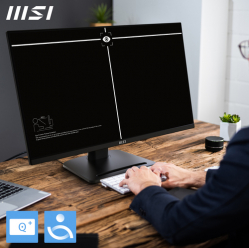 MSI PRO MP275PG 27 IPS FHD 100Hz  1ms HDMI DP D-SUB Speakers Pivot