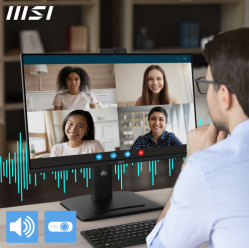 MSI Pro MP275QPDG 27 QHD 100Hz 4ms 2xHDMI DP Speaker Tilt Black