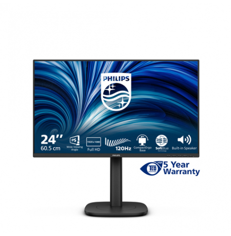 Monitor PHILIPS 24B2N3200J/00 23.8 FHD 120Hz IPS Flat H/A 150 MM TUV EyeSafe certified USB HUB SPEAKERS DP HDMI