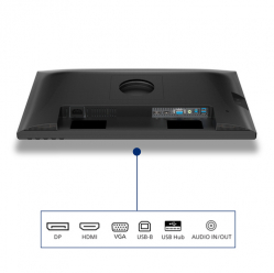 Monitor PHILIPS 24B2N3200J/00 23.8 FHD 120Hz IPS Flat H/A 150 MM TUV EyeSafe certified USB HUB SPEAKERS DP HDMI