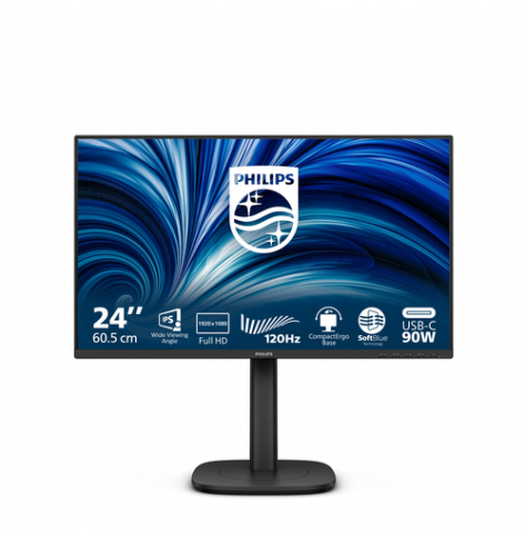 Monitor PHILIPS 24B2U3301/00 23.8 IPS FHD  4ms HDMI 1.4 DP 1.4 USB-C USB-Ax4 RJ45 Speakers pivot