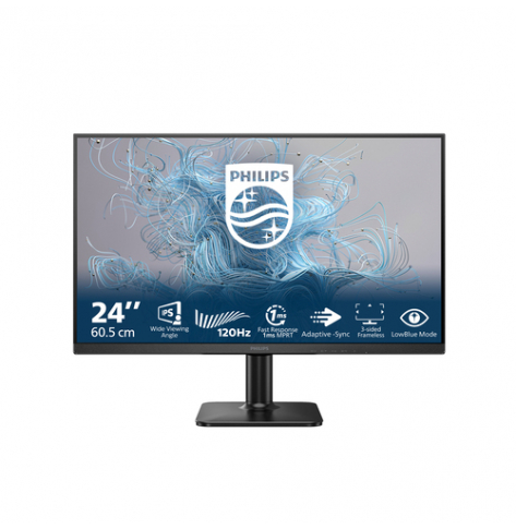 PHILIPS 24E2N1110/00 23.8 FHD 120Hz IPS Flat Fixed base tilt AdaptiveSync HDMIx1 VGAx1 Bri