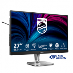 Monitor PHILIPS 27B2N4500/00 27 QHD 120Hz IPS Flat H/A 150 MM TUV EyeSafe certified USB HUB SPEAKERS Power/Light sensor DP 2xHDMI
